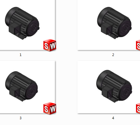 卧式液压专用电机HSW型系列模型 4种型号-422293--58